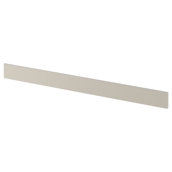 STENSUND plinth, beige, 220x8 cm
