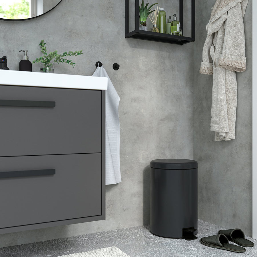 STENTRAPPA pedal bin, anthracite, 30 cm