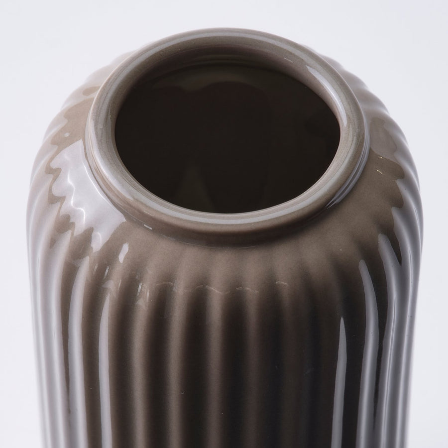 STILREN vase, dark grey-beige, 6.5 cm