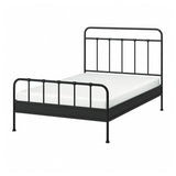 STJÄRNÖ bed frame, anthracite/Lillhällan, 140x200 cm