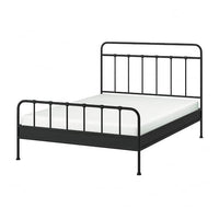 STJÄRNÖ bed frame, anthracite/Lindbåden, 160x200 cm