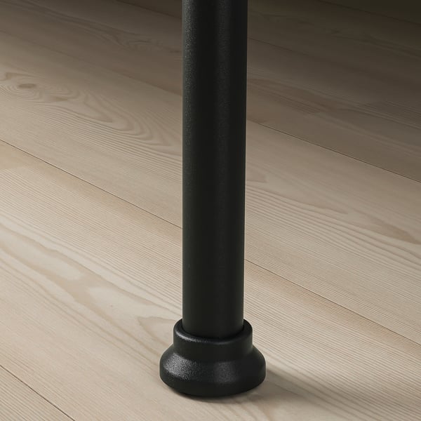 STJÄRNÖ bed frame, anthracite/Lönset, 160x200 cm