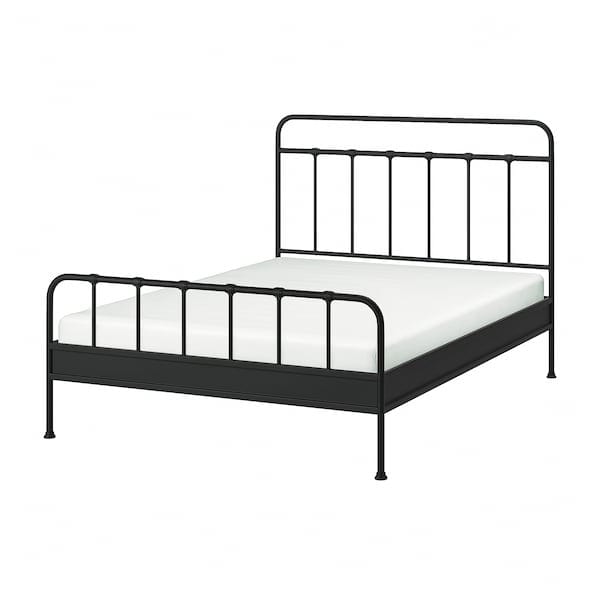 STJÄRNÖ bed frame, anthracite, 160x200 cm