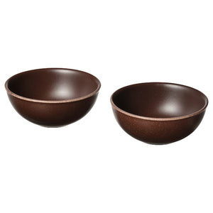 STOCKHOLM 2025 bowl, brown, 15 cm, 2 pack