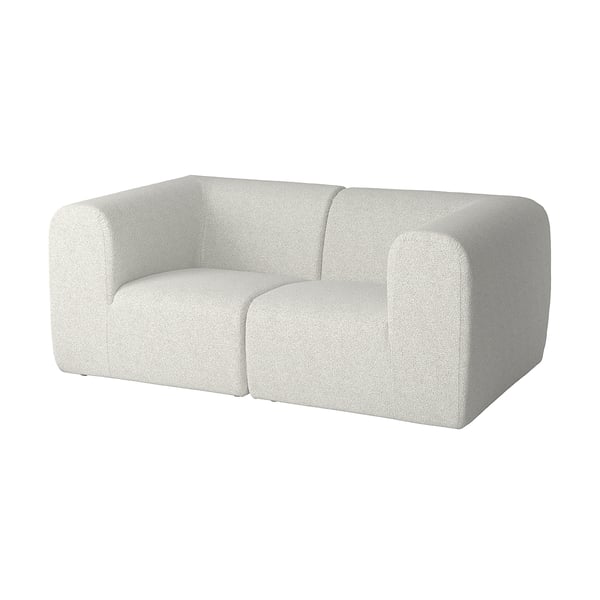STOCKHOLM 2025 2-seat sofa, Djurmo grey/white, 178x70x99 cm