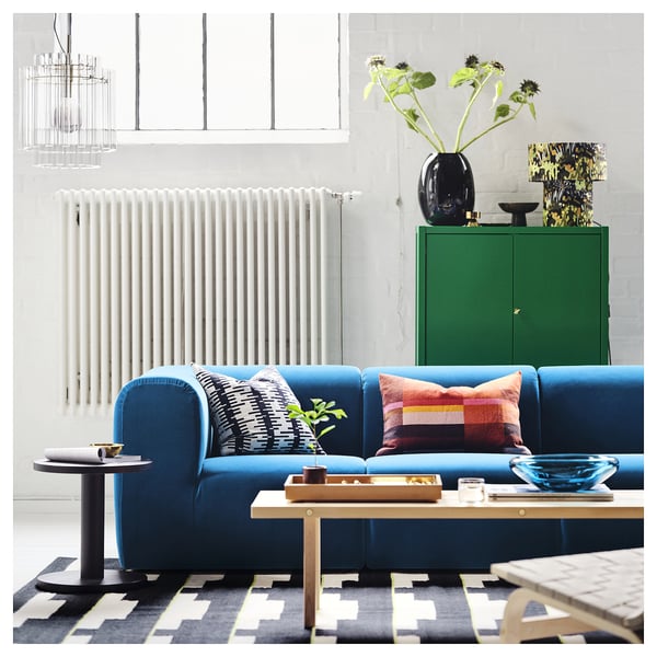 STOCKHOLM 2025 3-seat sofa, Alhamn dark turquoise, 243x70x99 cm