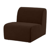 STOCKHOLM 2025 1-seat section, Alhamn dark brown, 69 cm