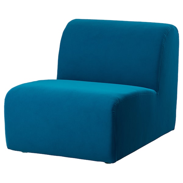 STOCKHOLM 2025 1-seat section, Alhamn dark turquoise, 69x70x99 cm
