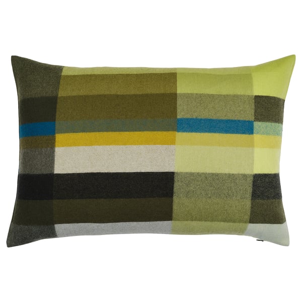 STOCKHOLM 2025 cushion cover, dark green/blue-green, 40x58 cm