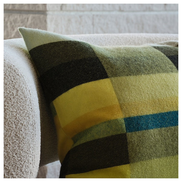 STOCKHOLM 2025 cushion cover, dark green/blue-green, 40x58 cm