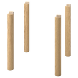 STOCKHOLM 2025 leg, oak veneer, 70 cm, 4 pack