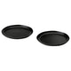 STOCKHOLM 2025 side plate, black, 18 cm, 2 pack