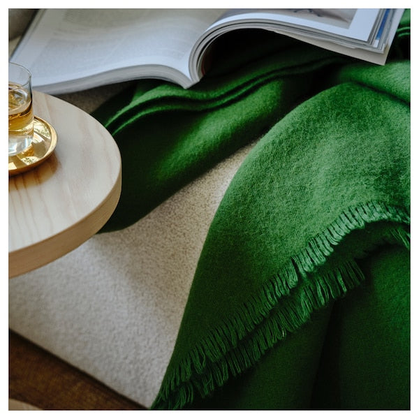 STOCKHOLM 2025 throw, green, 150x200 cm