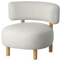STOCKHOLM 2025 armchair, Djurmo grey/white, 76x68x72 cm