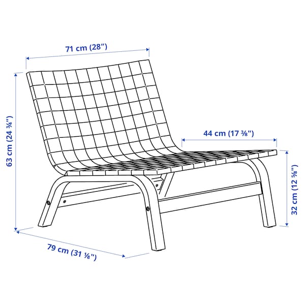 STOCKHOLM 2025 easy chair, birch veneer, 71x63x79 cm