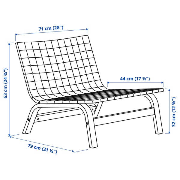 STOCKHOLM 2025 easy chair, birch veneer, 71x63x79 cm