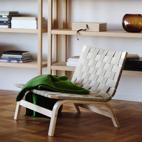STOCKHOLM 2025 easy chair, birch veneer, 71x63x79 cm
