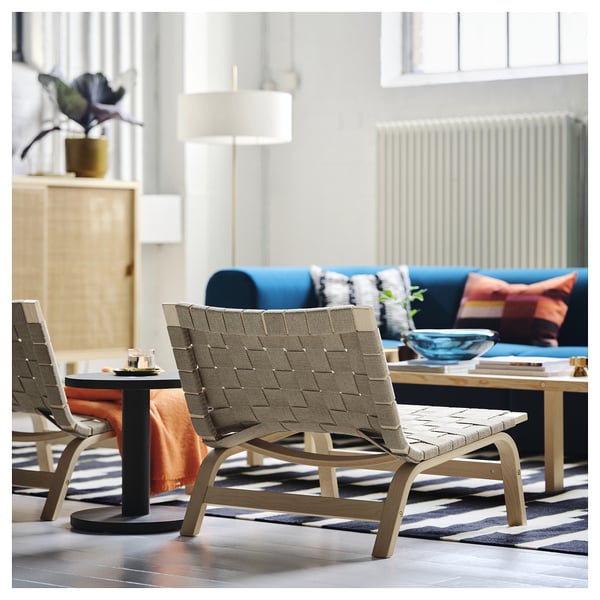 STOCKHOLM 2025 easy chair, birch veneer, 71x63x79 cm