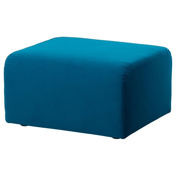 STOCKHOLM 2025 pouffe, Alhamn dark turquoise, 65x69 cm