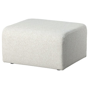 STOCKHOLM 2025 pouffe, Djurmo grey/white, 65x69 cm