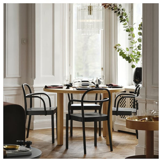 STOCKHOLM 2025 chair, dark brown, 52x80x49 cm