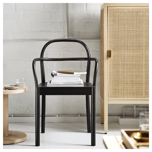 STOCKHOLM 2025 chair, dark brown, 52x80x49 cm