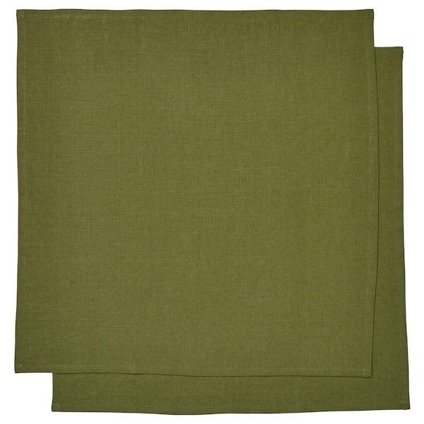 STOCKHOLM 2025 napkin, dark green, 50x50 cm, 2 pack