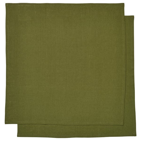 STOCKHOLM 2025 napkin, dark green, 50x50 cm, 2 pack