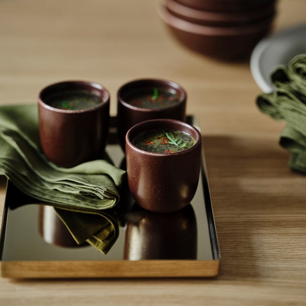 STOCKHOLM 2025 napkin, dark green, 50x50 cm, 2 pack