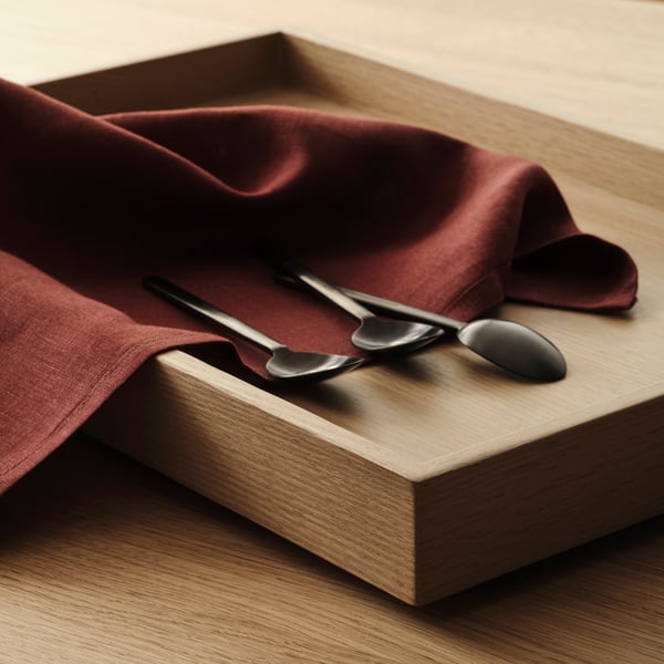 STOCKHOLM 2025 tray, oak/veneer, 47x32 cm