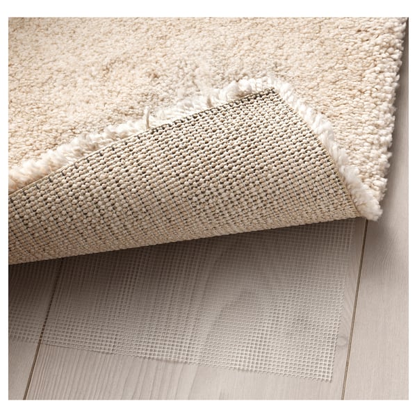 STOENSE rug, low pile, off-white, 80x150 cm
