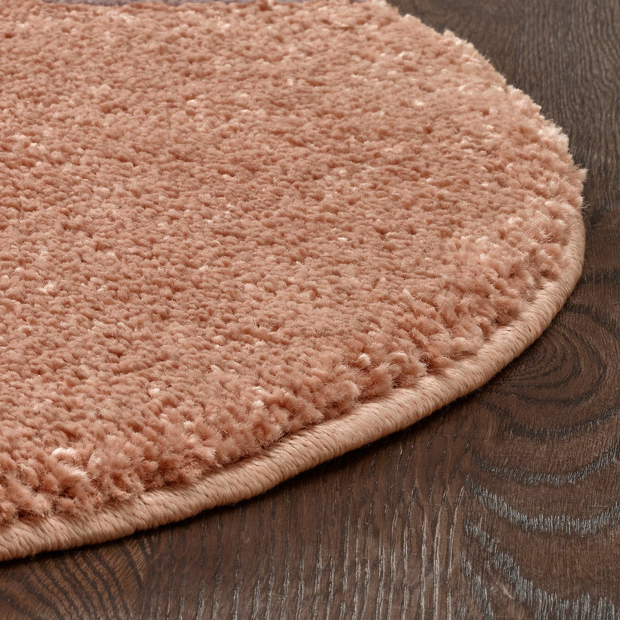 STOENSE rug, low pile, pale pink, 70 cm
