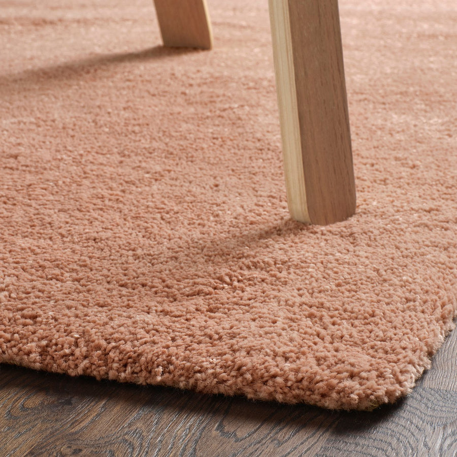 STOENSE rug, low pile, pale pink, 170x240 cm