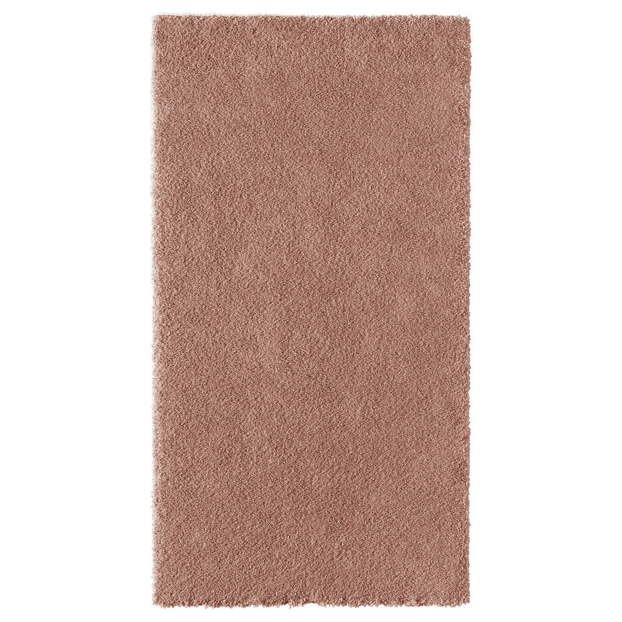 STOENSE rug, low pile, pale pink, 80x150 cm