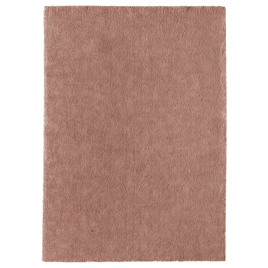 STOENSE rug, low pile, pale pink, 170x240 cm