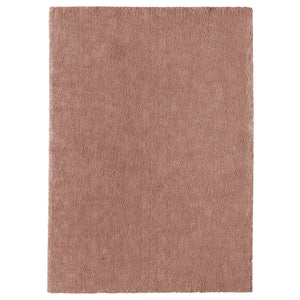 STOENSE rug, low pile, pale pink, 170x240 cm