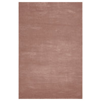 STOENSE rug, low pile, pale pink, 133x195 cm