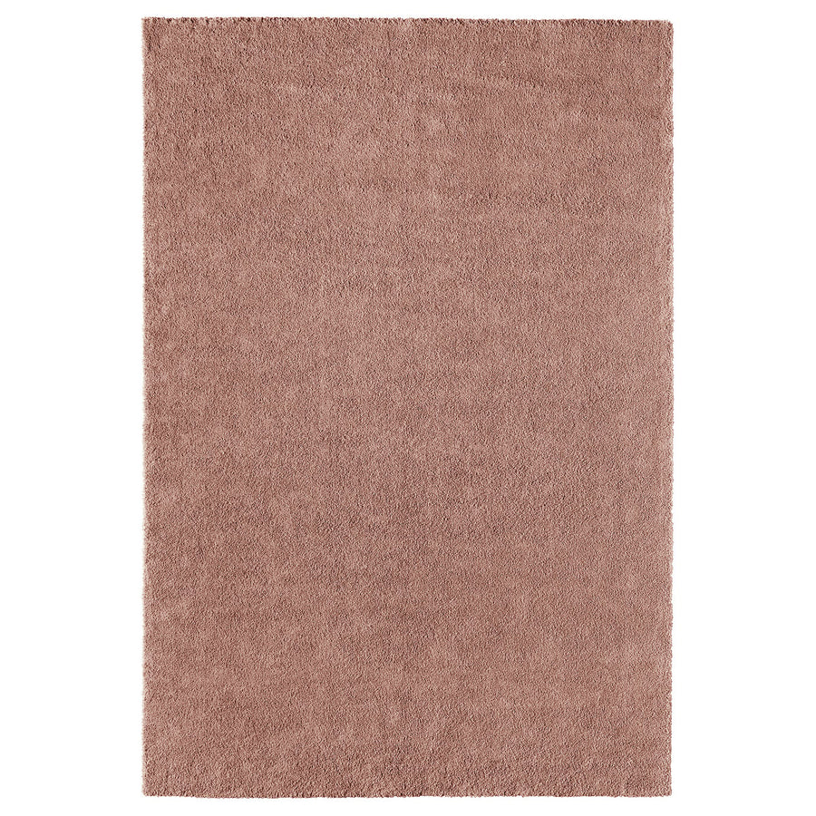 STOENSE rug, low pile, pale pink, 200x300 cm