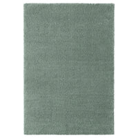 STOENSE rug, low pile, pale green, 200x300 cm