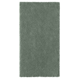 STOENSE rug, low pile, pale green, 80x150 cm
