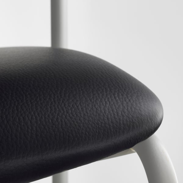 STOLJAN conference chair, white/black, 44x81x51 cm