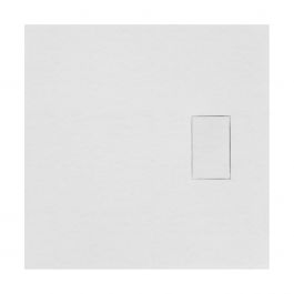 SHOWER TRAY POLYESTER STONE ESSENCE 80X80 X H2,6 CM WHITE