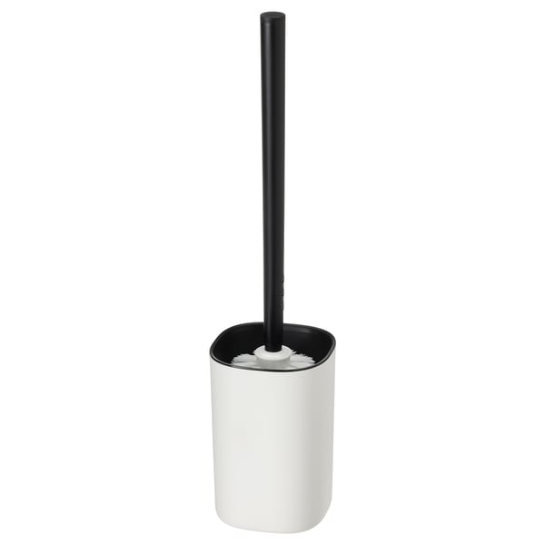 STORAVAN toilet brush, white/black, 10 cm