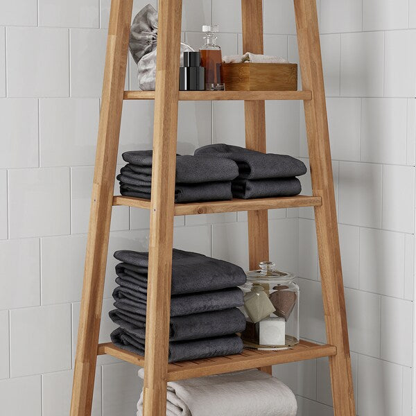 STOREDAMM shelving unit, acacia, 60x141 cm