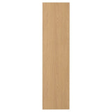 STORKLINTA door with hinges, oak effect, 50x195 cm