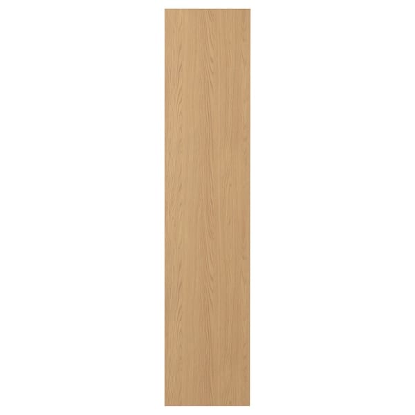 STORKLINTA door, oak effect, 50x229 cm