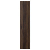 STORKLINTA door, dark brown/oak effect, 50x229 cm