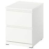 STORKLINTA chest of 2 drawers, white/with 2 drawers, 40x50x53 cm