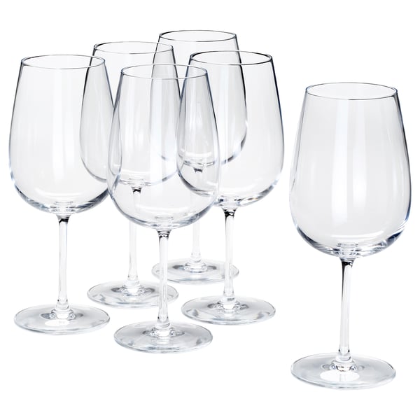STORSINT red wine glass, clear glass, 68 cl, 6 pack