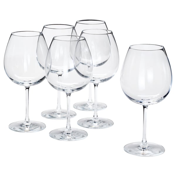 STORSINT red wine glass, clear glass, 67 cl, 6 pack